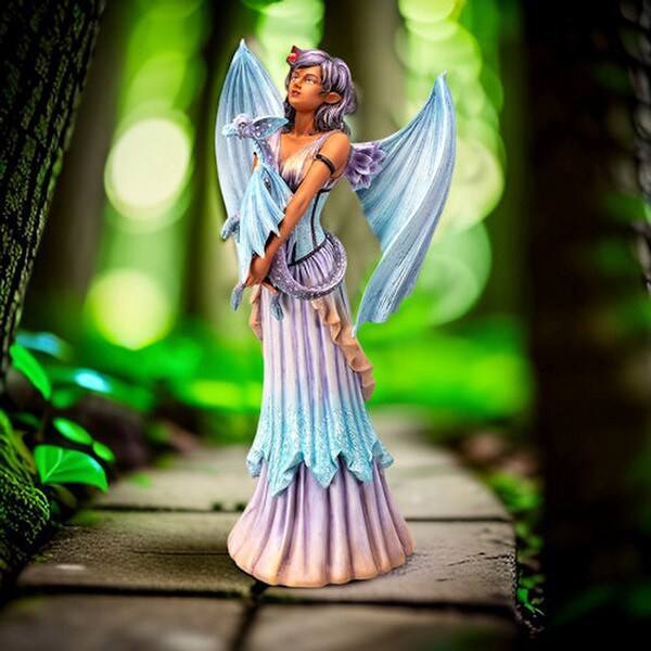 Dragon Keeper Guardian Sculpture a creation by designer Amy Brown