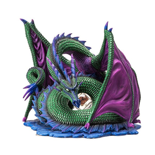 Nephtali's Aquatic Water Dragon Guardian Statue my struggle book
