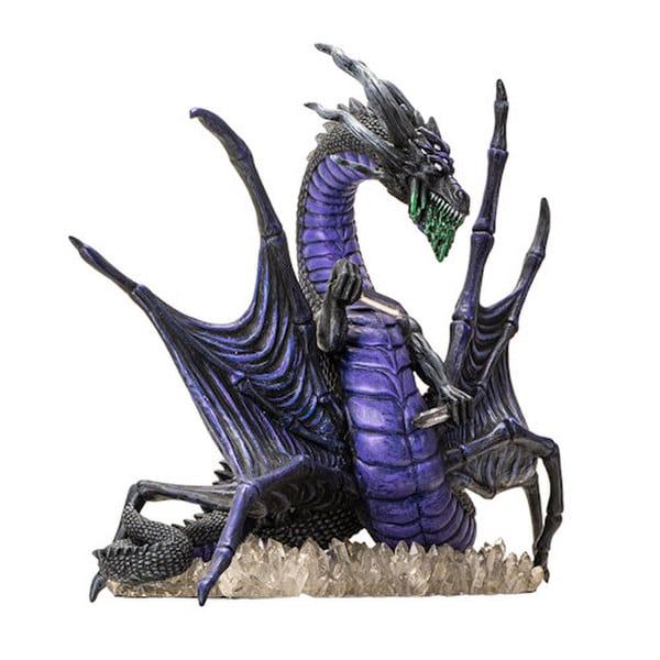 Weaver of Shadows Dragon Spider Statue With eight eyes poison-frothed maw