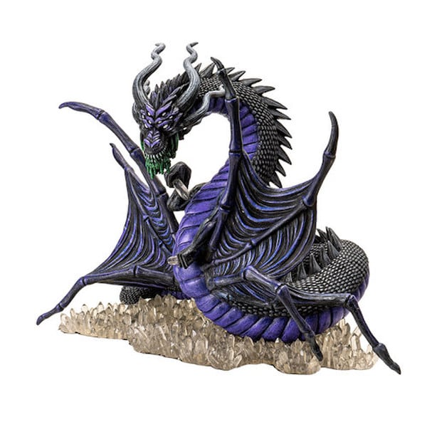Web Weaver of Shadows Dragon Spider Statue With eight eyes figurine