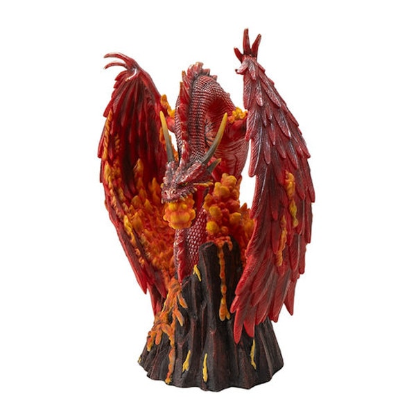 Side view of sculpture Flame-caster Dragon Fire-Breathing Statue