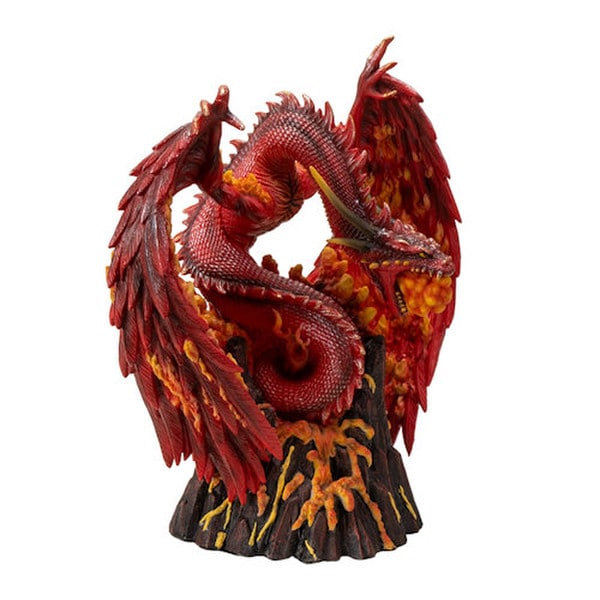 Figurine Flame-caster Dragon Fire-Breathing Statue Fierce sculptures