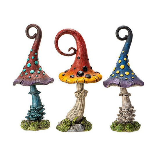 Magic Mushrooms Set consists of three whimsically designed sculptures