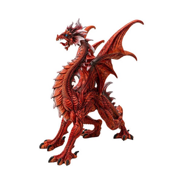 Red Dragon Sculpture Shadow-fire Sentinel large scale statue figurine