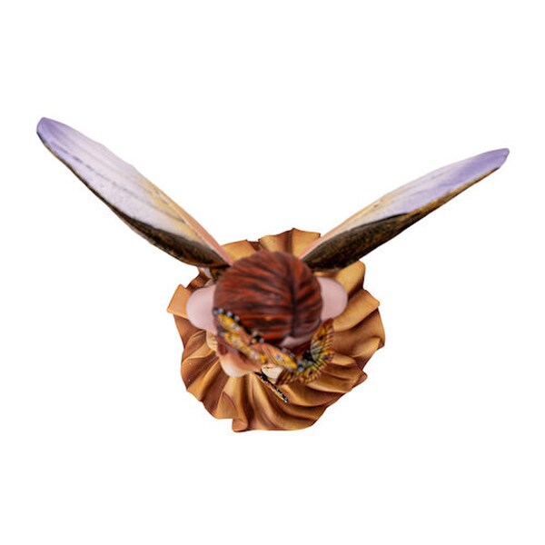 Top view of Sculpture Fluttering Fairy Butterfly Statue Whispering Wings