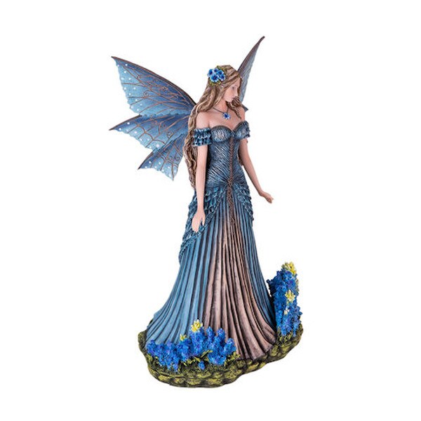 Lavender Fairy Statue Figurine