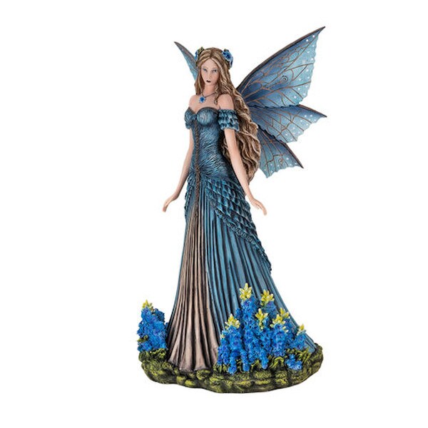 Lavender Fairy Statue Figurine