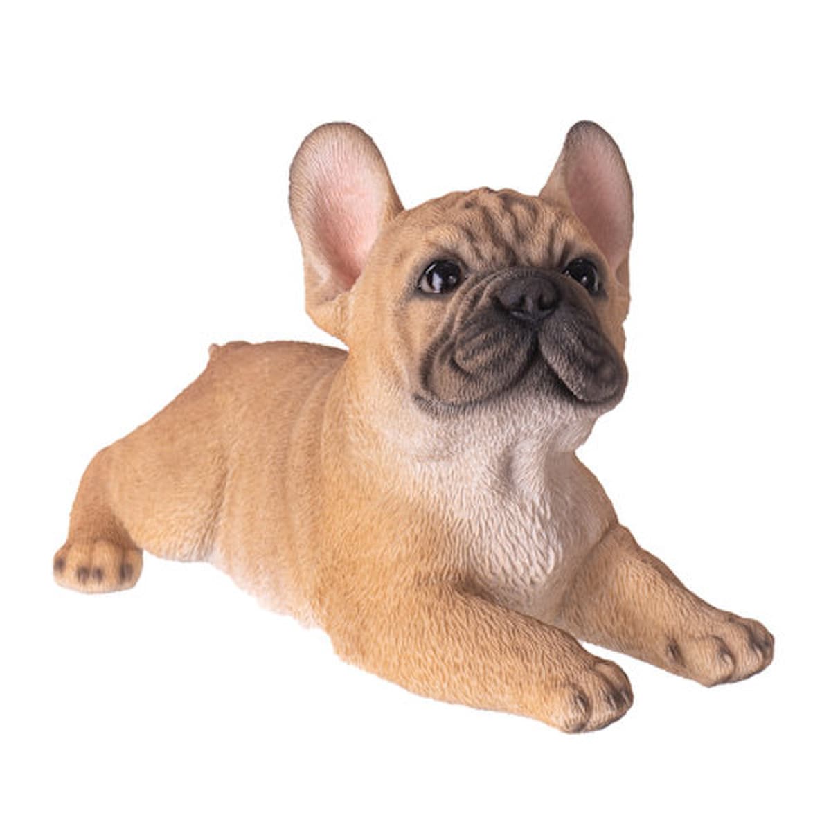 Frenchie Bulldog Figurine Fawn Statue Puppy