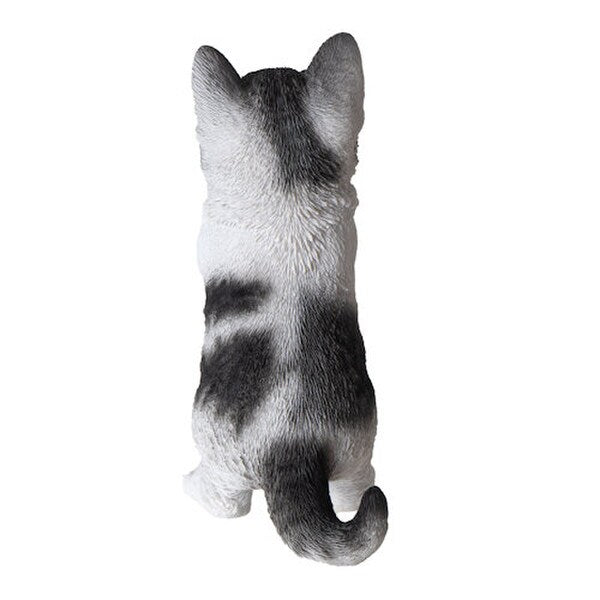 Kitten Standing Cat Figurine adorable representation of youthful curiosity