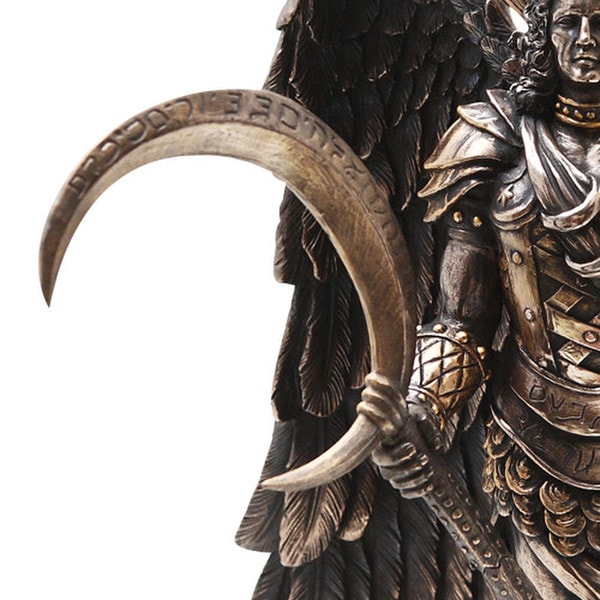 revelation Archangel Gabriel Sculpture Figurine Strength means resurrection