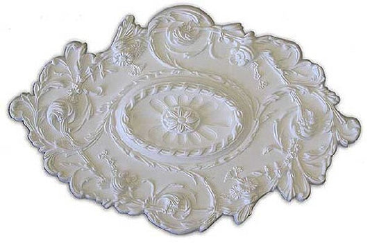 Oval Shaped Ceiling Medallion for decorating Lighting