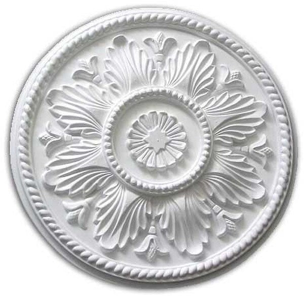 Traditional Flowing Leaf Ceiling Medallion for DYI Decorating