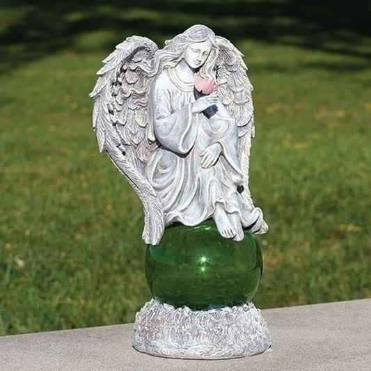 Radiance LED Angel Solar Light Statue - 13"H