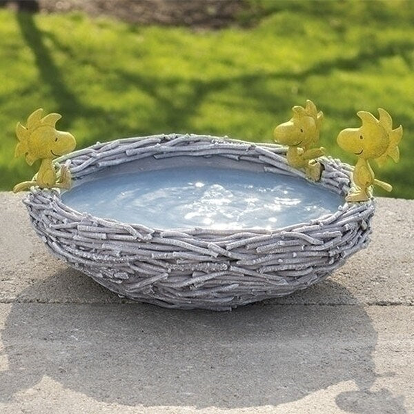 Peanuts Birdbath Woodstock