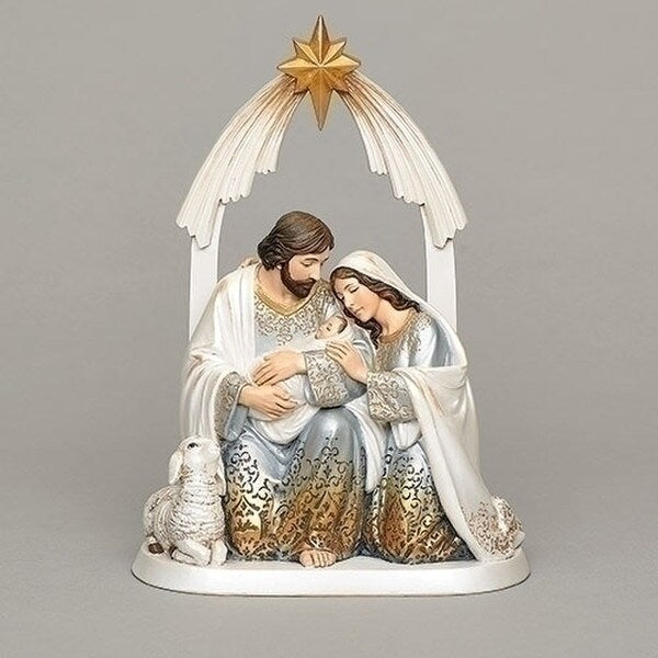 Holy Family Nativity Gold Ombre Statue