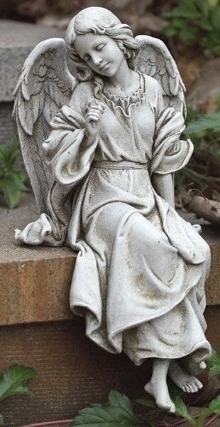 Angel Sitting Shelf Sitter Garden Statue