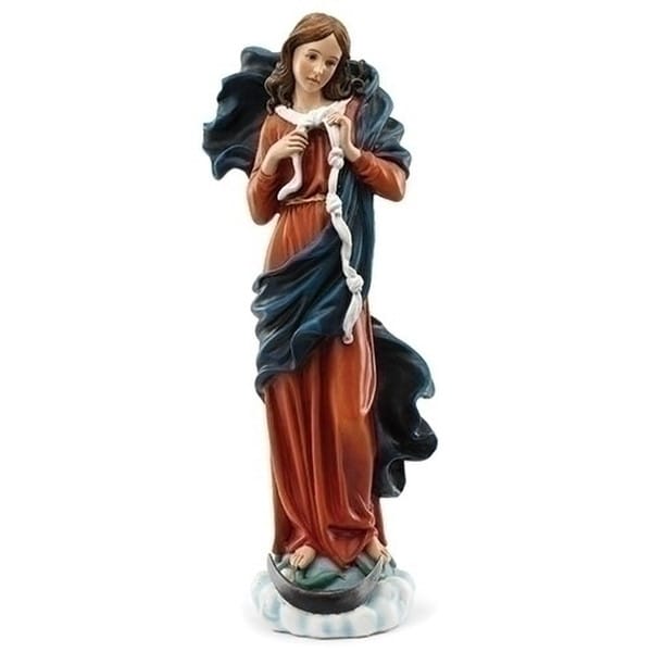 Our Lady of Knots Mary Untier Statue Inspired by Painting Sculpture