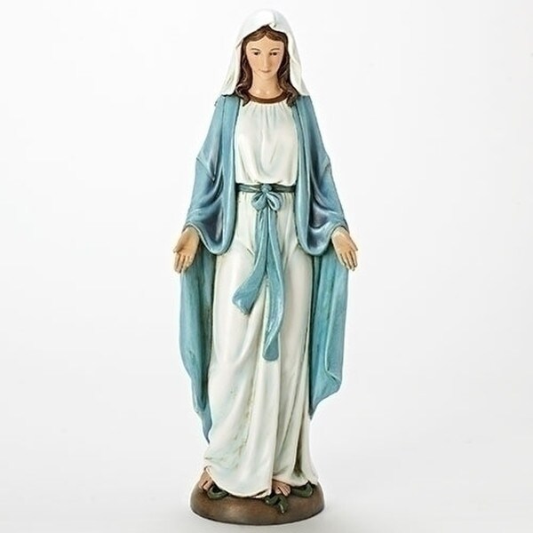 European garden Mary Our Lady of Grace Virgin Catholic Icon Statue