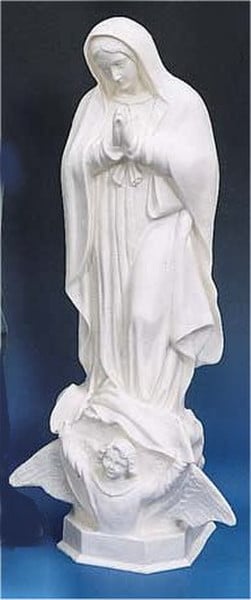 Our Lady Of Guadalupe Garden Statue White
