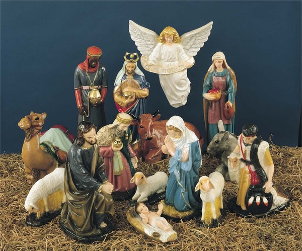 Nativity Scene Full Set of Statuary Christian Churches