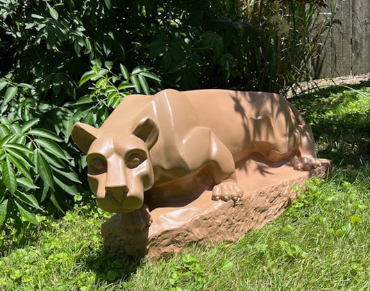 Nittany Lion statue at Penn Mascot College Cougar Panther Sculpture