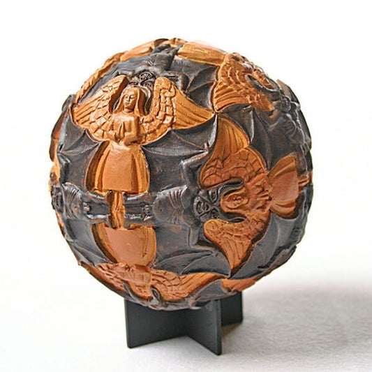Sphere Angels Devils Tessellation by Escher Sculptural Historical Patterns