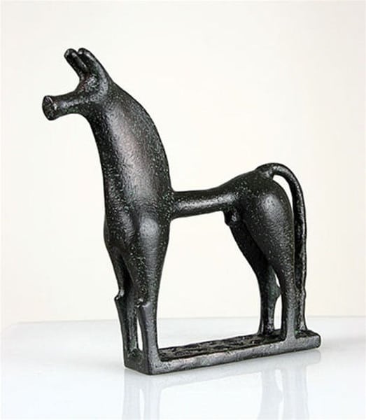 Museum Greek Geometric Horse Statue Hellenic Styling Reproductions