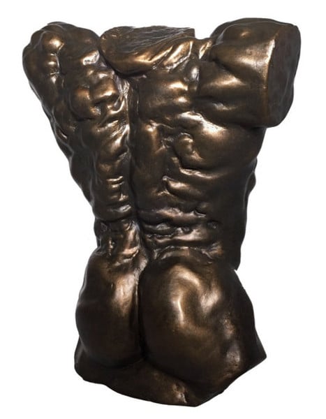 Rodin Male Nude Torso Statue Reproduction Part of Gates of Hell Artwork