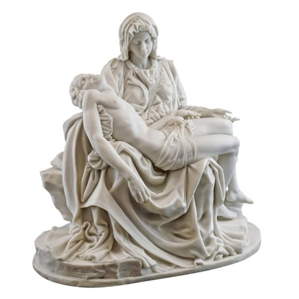 Pieta By Michelangelo Statue 10" H Replica