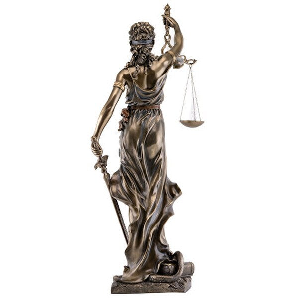 Blind Lady Justice Statue 29.5" High