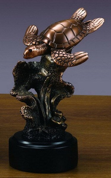 Sea Turtle high end Statue Ocean Tortoise Sculpture Artwork Statuary
