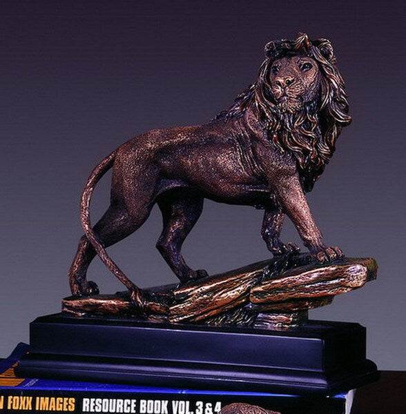 Lion Sculpture Nature Portrait Bust Artwork Wildlife Art Statue