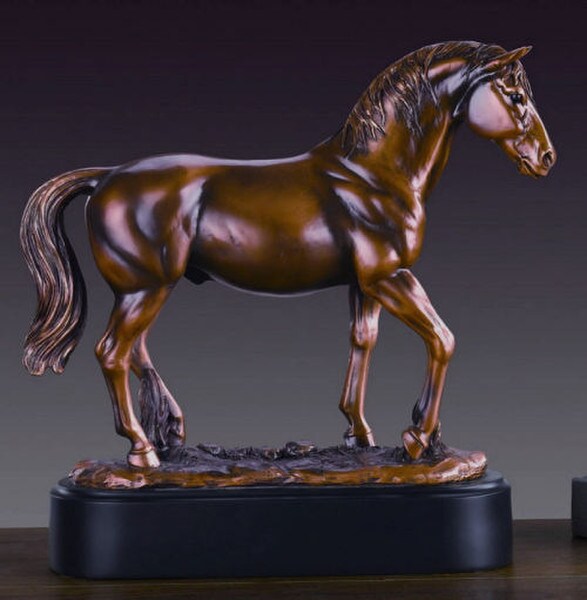 Classical Horse Statue Sculpture Figurine Artwork Regal Statuary