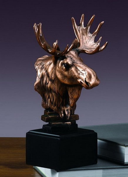 Classical Moose Sculpture Lodge Tribute Wildlife Statue Gift