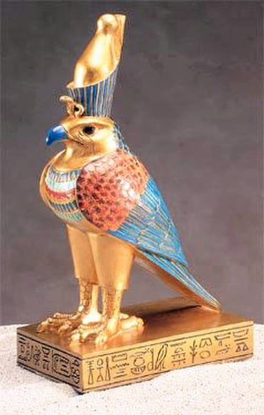 Horus Falcon Egyptian God Figurine