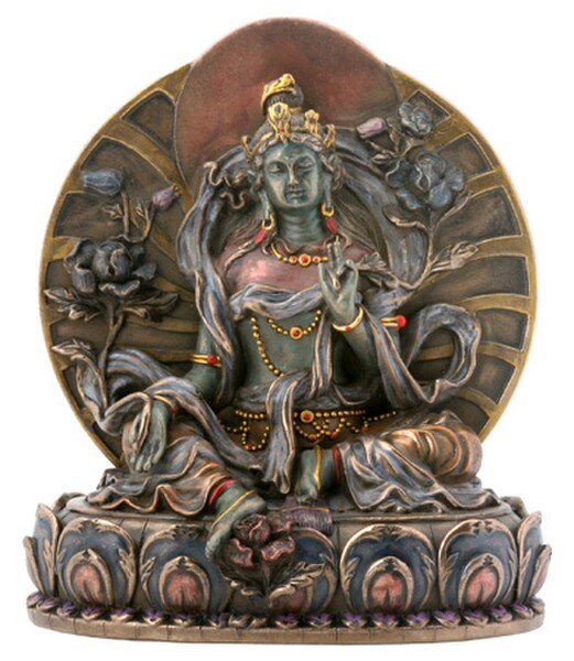 Deity Sculpture for sale - Goddess Green Tara Asian Statue