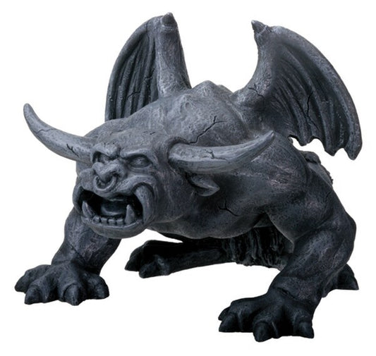 Bull Horned Gargoyle Sculpture
