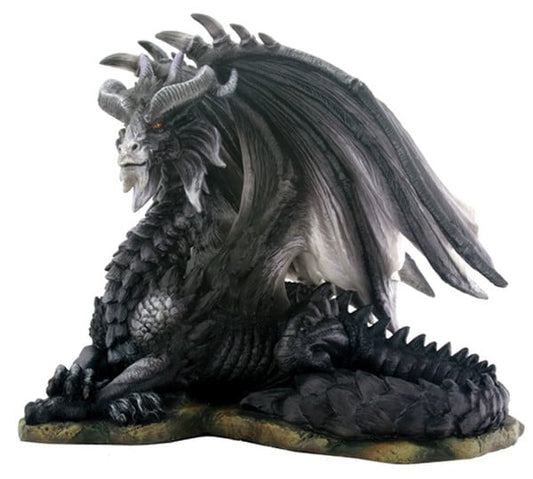 Dark Regal Dragon Figurine