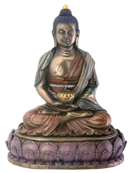 Buddha Statue - Amitabha Buddha on Lotus Five Dhyani Buddism
