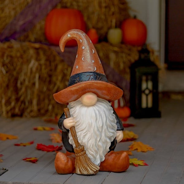 Halloween Garden Gnomes Set of Six Statues