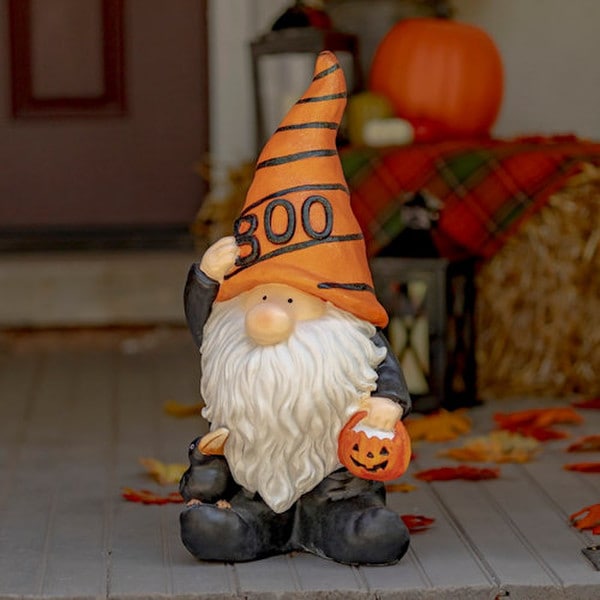 Halloween Garden Gnomes Set of Six Statues