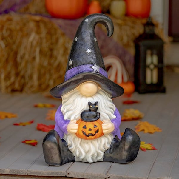Halloween Garden Gnomes Set of Six Statues