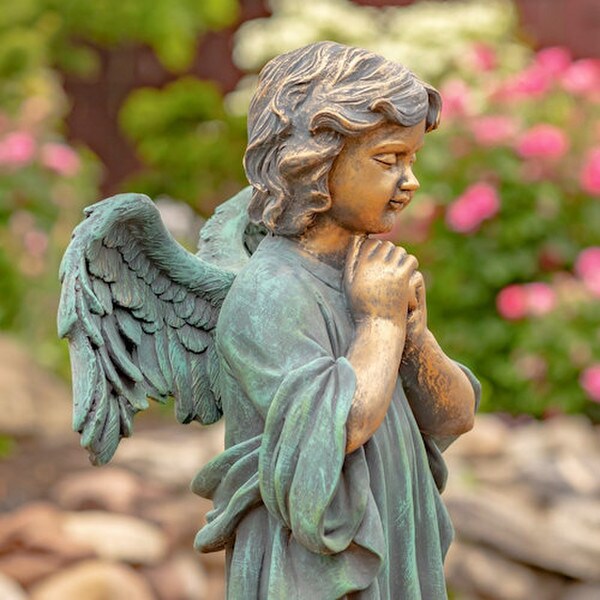 Angel Praying Sculpture 39" High