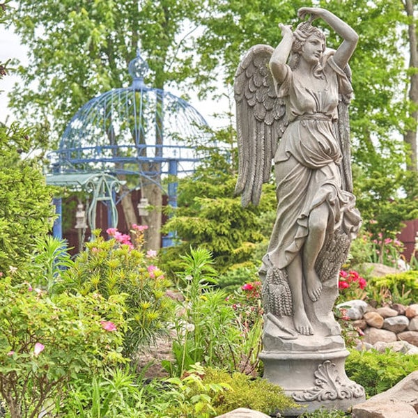 Angel Life Size Garden Statue 72.5" High