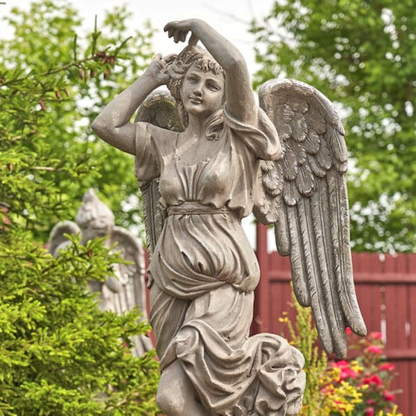 Angel Life Size Garden Statue 72.5" High