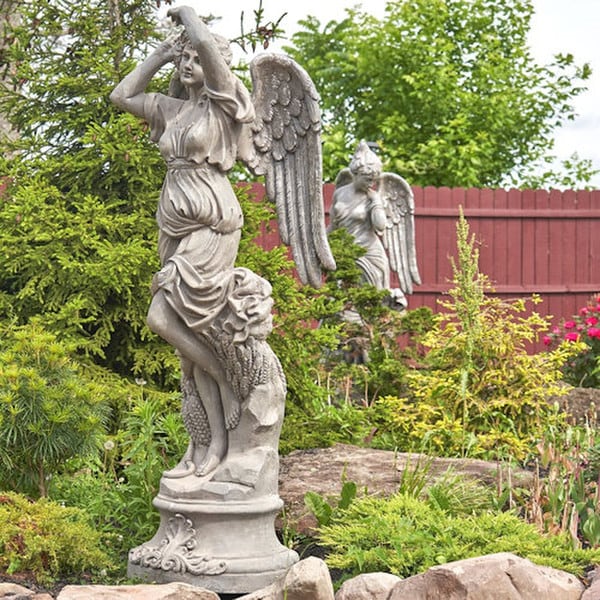 Angel Life Size Garden Statue 72.5" High