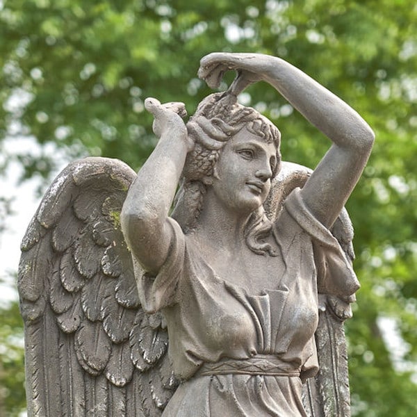 Angel Life Size Garden Statue 72.5" High