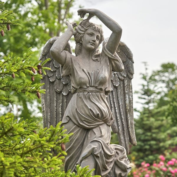 Angel Life Size Garden Statue 72.5" High