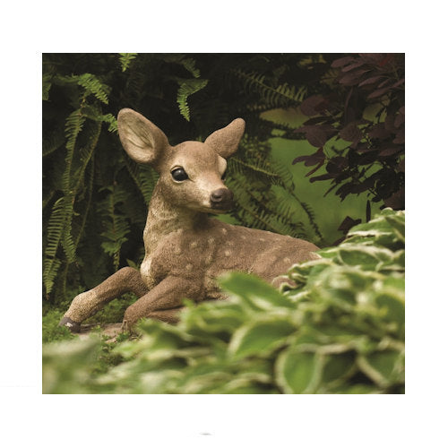 Fawn Rising On One Leg Deer Garden Sculpture