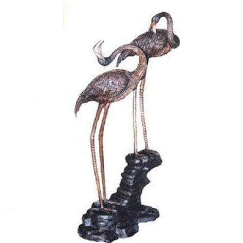 Flamingo Spouting Water Feature Fountain